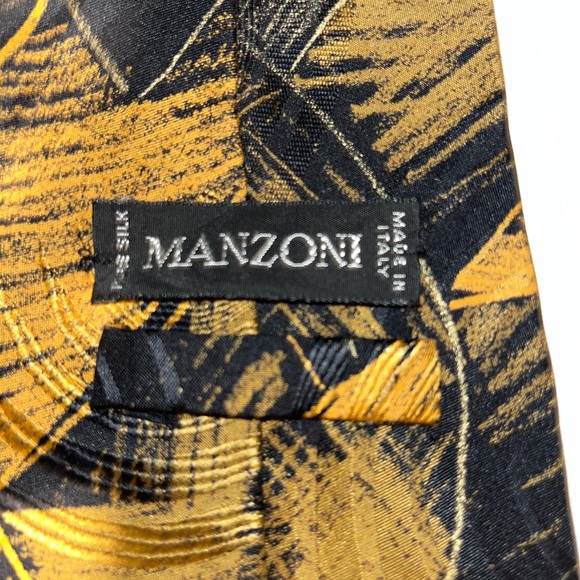 Manzoni Pure Silk Tie - Picture 5 of 5